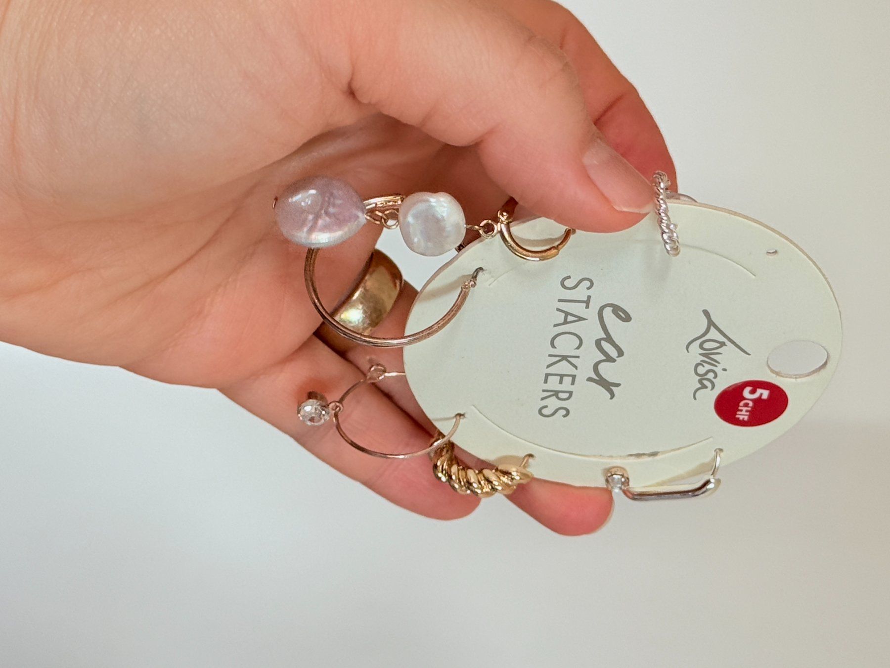 Sonstiger Schmuck: Set de boucles d'oreilles Lovisa Ear Stackers neuf – Neu und originalverpackt aus Genève von AGBERG 2