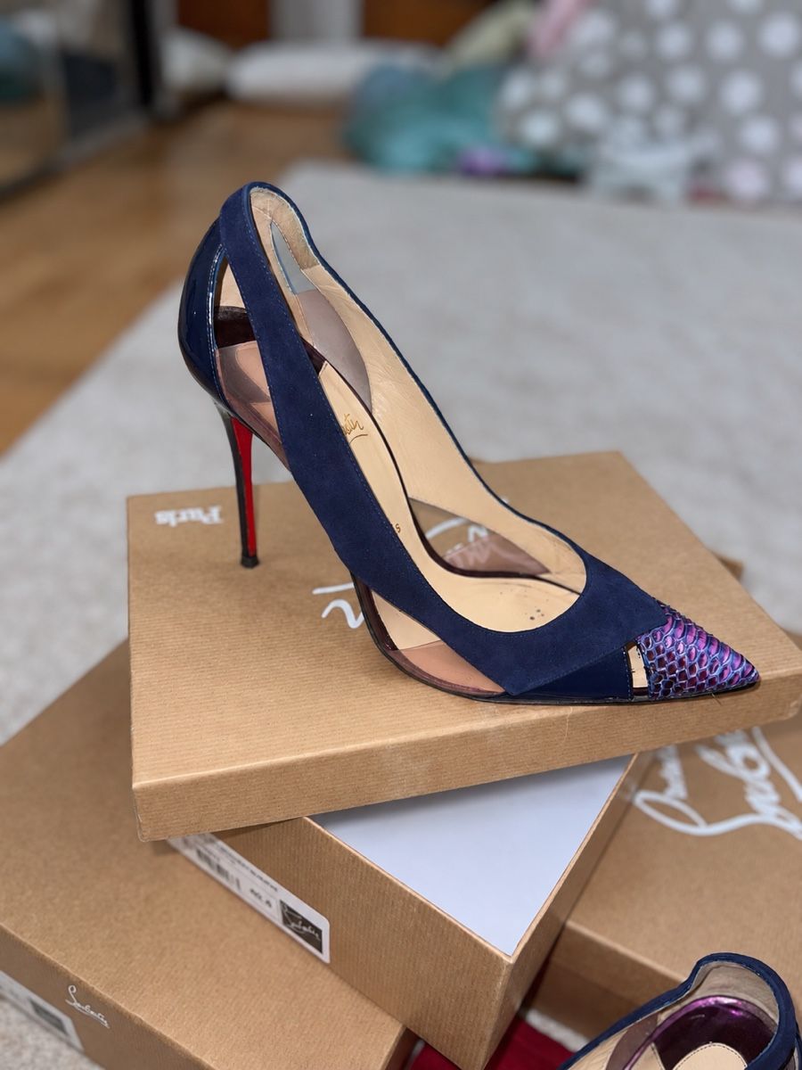 Christian Louboutin Scarpe da donna: Louboutin Silk PVC – Usato da Büsingen venduto da ias_v5kh 4