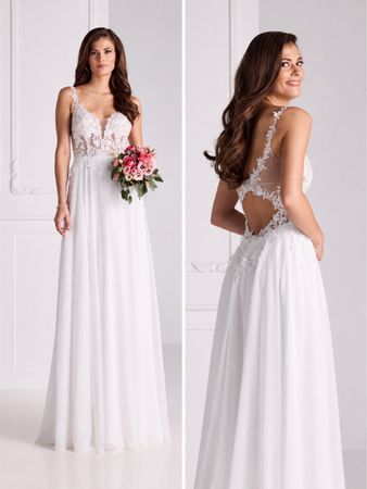 Brautkleid Spitze Grösse 42 neuwertig