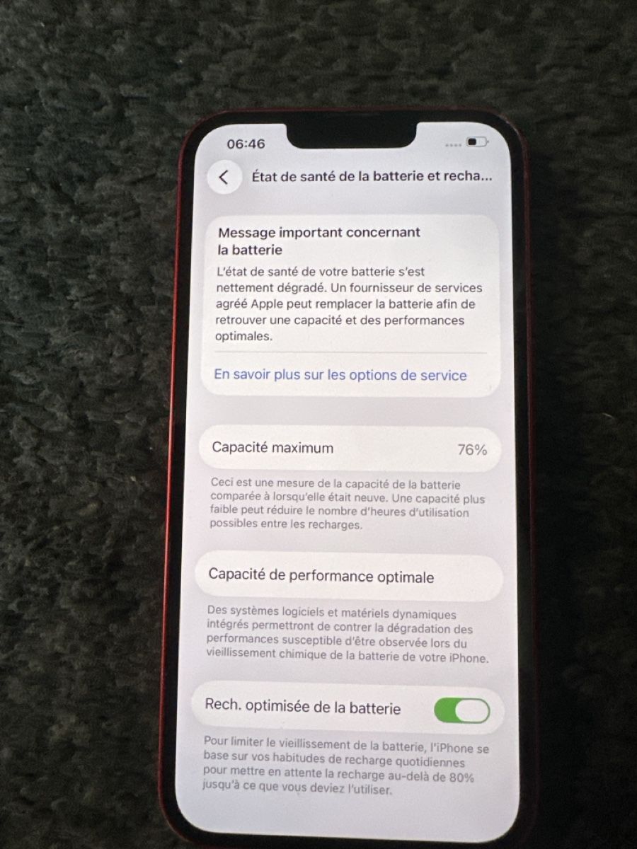 Apple Telefoni cellulari / Smartphones: iPhone 13 rouge 128 Go bon état général – Usato da Sion venduto da loi_9vyj 4