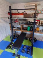IRONSTAR Home Gym EU Rack, Bank, Olympia-Stange & Gewichte