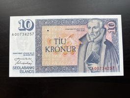 Billet Islande 🇮🇸 1961 neuf 