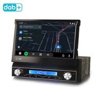 1 DIN DAB+ Autoradio 7 Zoll Carplay Motorisiert 4G 8Core