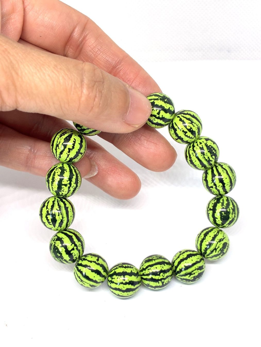 Bracciali & Braccialetti: Armband mit Wassermelonen-Perlen – Nuovo (secondo la descrizione) da Finstersee venduto da Small-Daily-Rituals 2