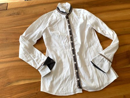 by Mi Hamburg super edle Designer Bluse Gr. 36