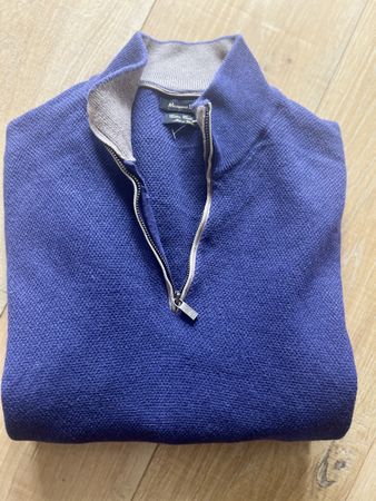 Pull Massimo Dutti bleu marine taille S/M