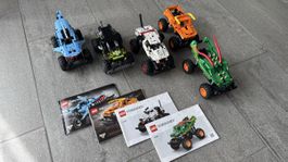 Lego Technic Monster Jam Trucks, Set mit 5 Stk.