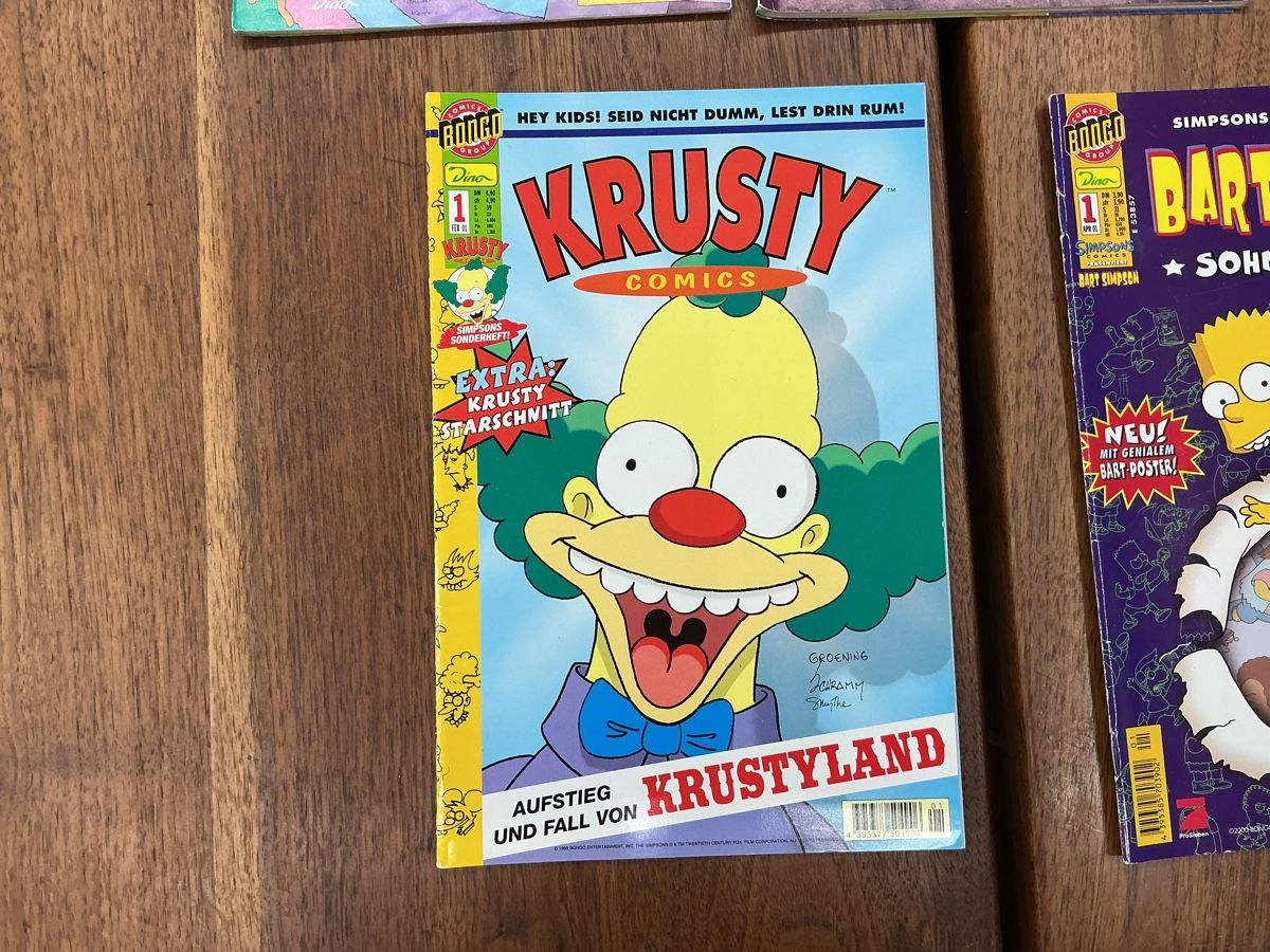 Comics: 5 Simpsons Comics Bart Simpson Krusty – Gebraucht aus Emmen von Veneo.c 5
