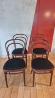 4 gepolsterte Thonet Stühle