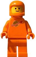 LEGO Minifigur Classic Space orange