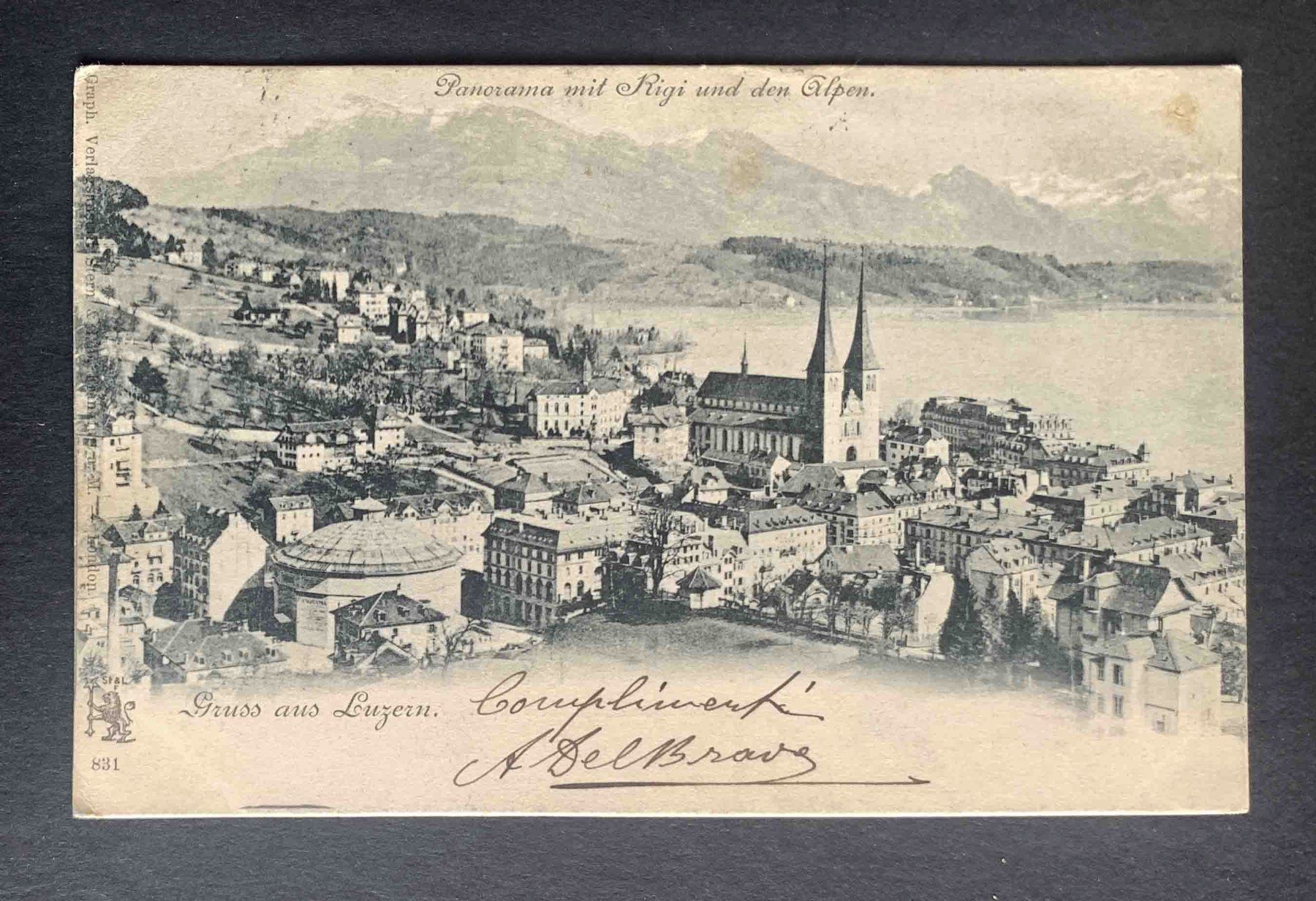 Ansichtskarten: AK Gruss aus Luzern – Gebraucht aus Goldau von artelier1