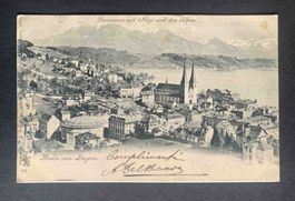 AK Gruss aus Luzern