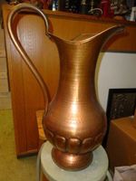 Kupfer Schirmständer Ende  Griff 58cm