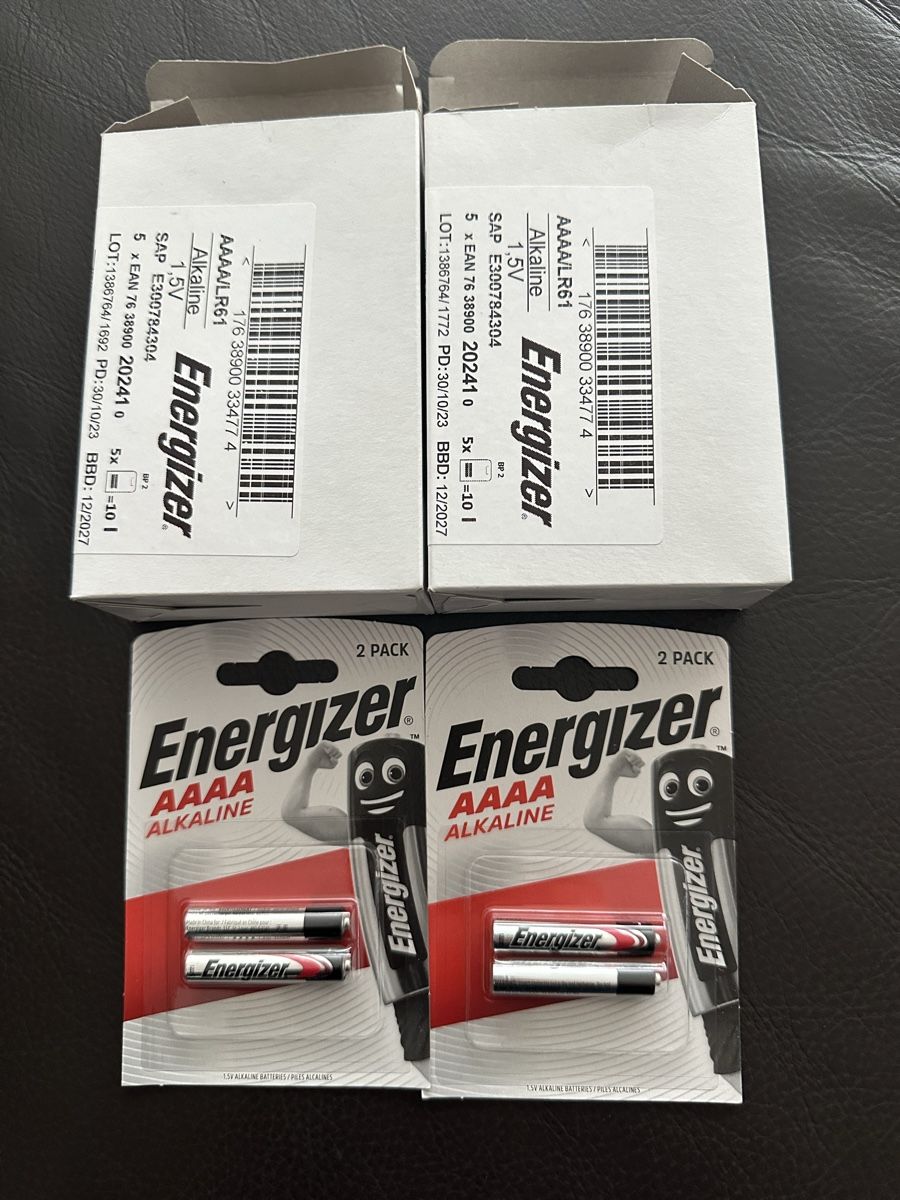 Energizer Caricatori & Batterie: Energizer AAAA Alkaline neu Batterien – Usato da Schöftland venduto da lazer04