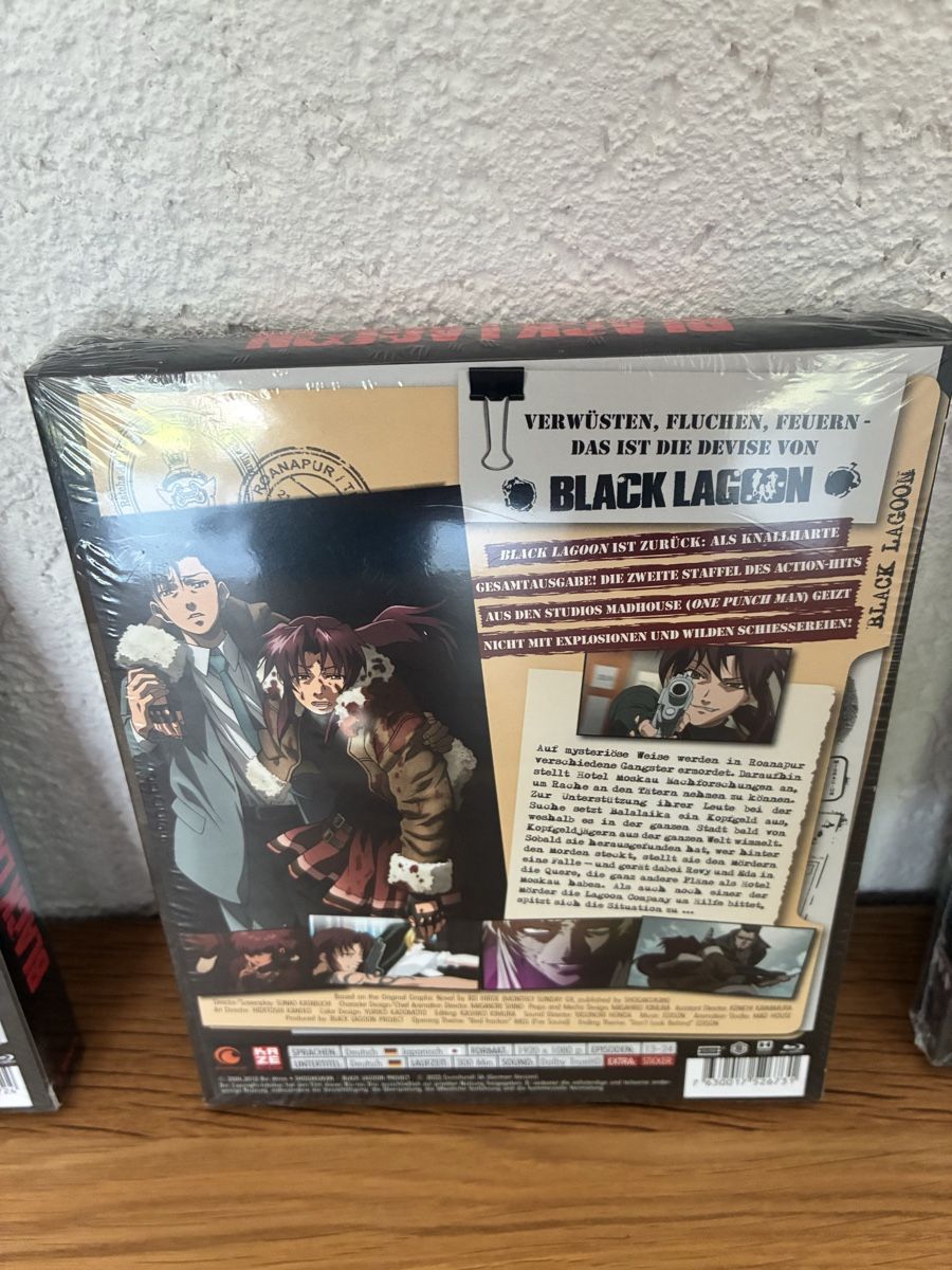 Tous les DVDs: Black Lagoon 1&2 Staffel + OVA – Neuf avec emballage d'origine à Worben par sil_n869 5