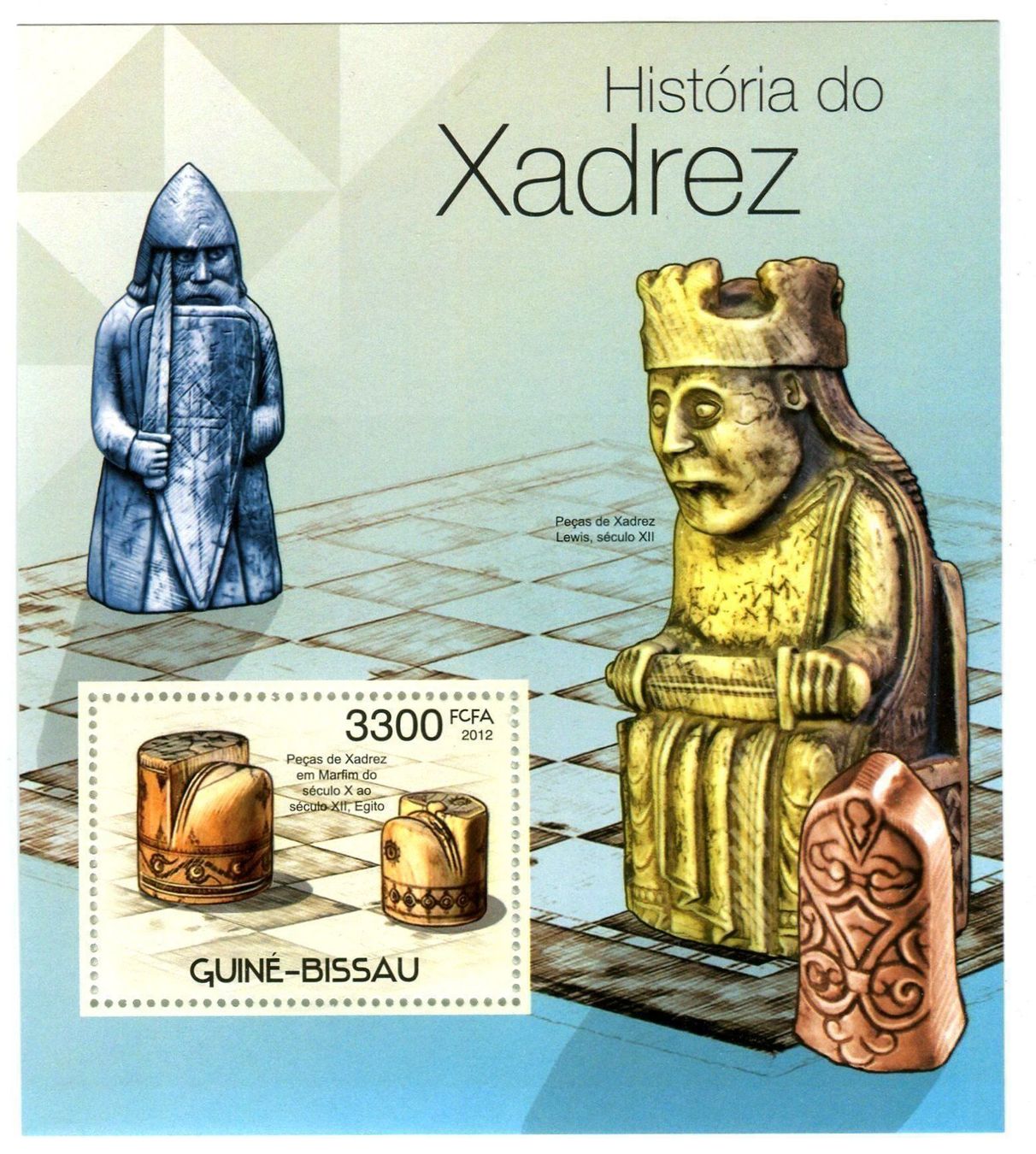 Tutti i francobolli: Block "Schach". Guinea-Bissau – Nuovo e nell'imballaggio originale da Basel venduto da Butsch5