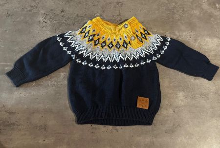 Warmer Baby Strickpullover Gr. 68 - Winterzeit ist Pulliz...