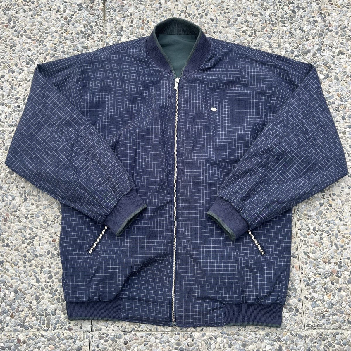 Lacoste Giacche: Vintage Réversible Lacoste Bomber Jacket  – Usato da brent venduto da fukusapes 3