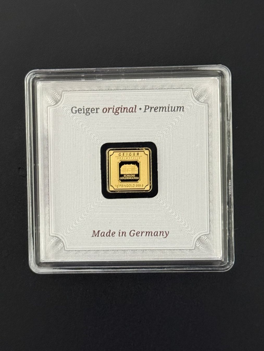 Metalli preziosi: Goldbarren 1g Geiger – Nuovo e nell'imballaggio originale da Untersiggenthal venduto da byiggy
