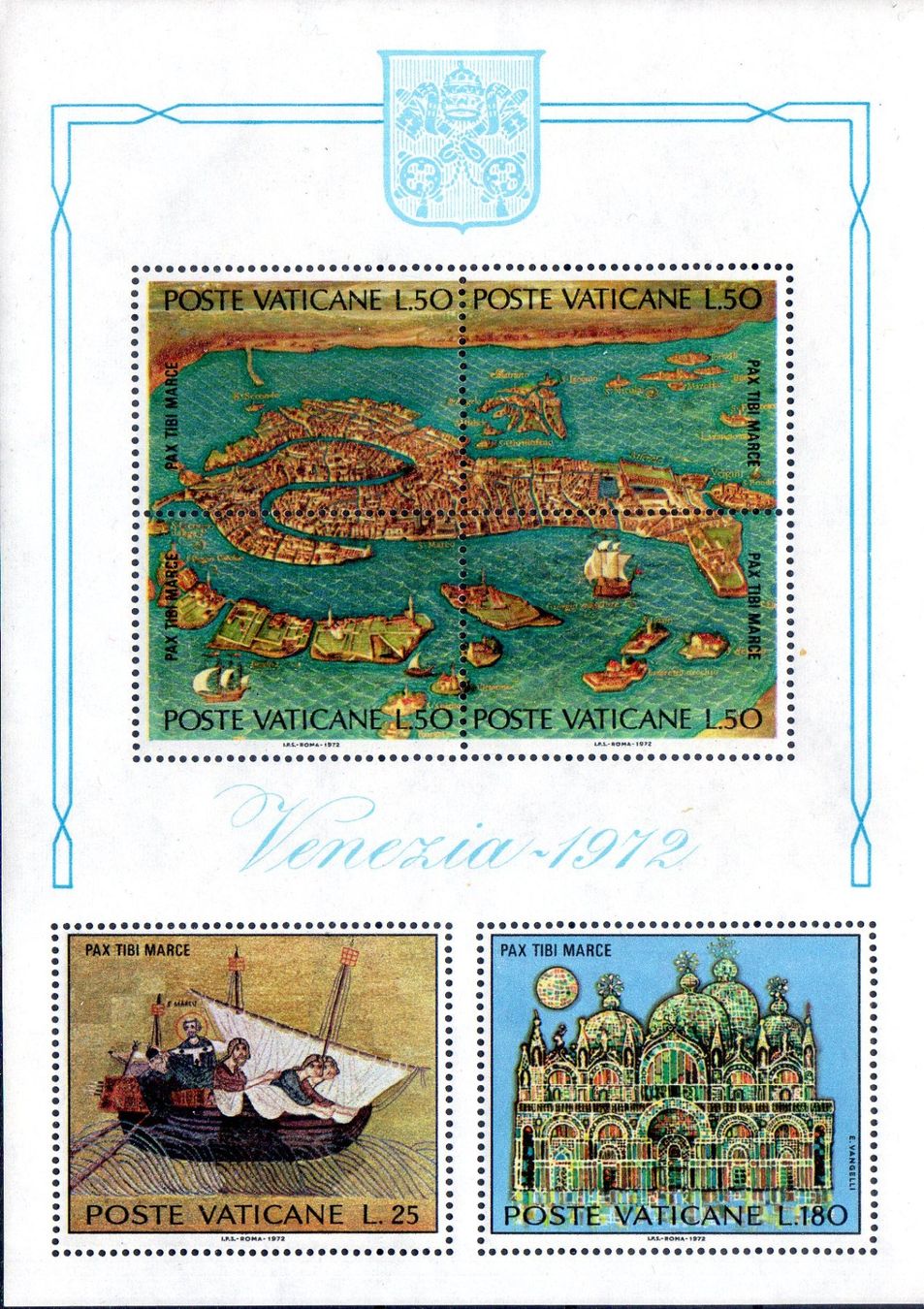 Tutti i francobolli: VATIKAN BLOCK VENEDIG 1972 ** POSTFRISCH ** - PO3 – Nuovo (secondo la descrizione) da Losone venduto da EM2019