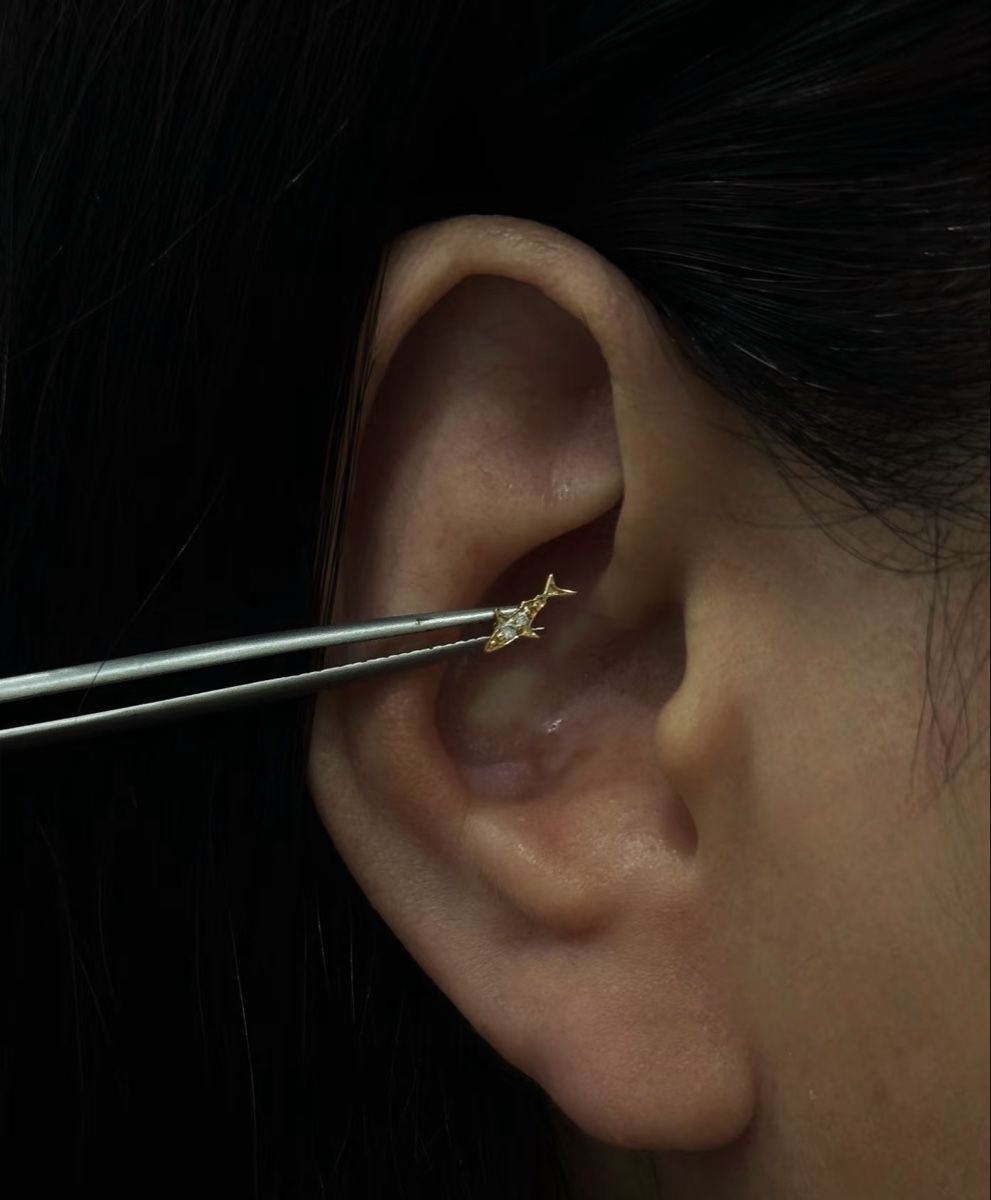 Gioielli per piercing: 18K Gelbgold Diamant Piercing – Nuovo (secondo la descrizione) da Goldau venduto da 19099 3