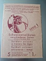AK: Schweizer Soldaten verschiedene Zeiten Original Umschlag