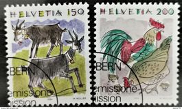 1994 Tiere ET-Stempel MiNr: 1565-1566