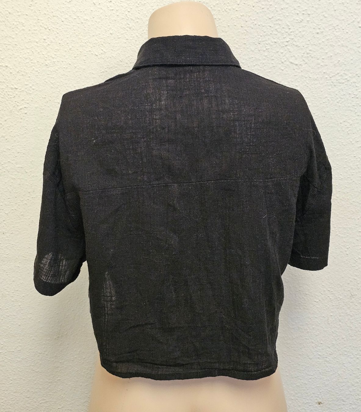 Pull&Bear Chemisiers: PULL&BEAR Damen Bluse Schwarz 100% Baumwolle Gr. S – D'occasion à Urdorf par ole_mrp9 6
