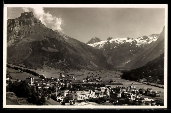 Ansichtskarten: Engelberg, Ansicht mit Hahnen und Spann – Gebraucht aus Berlin von bartko-reher