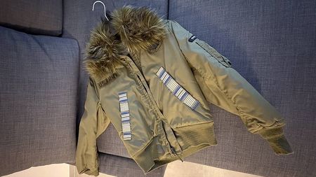 Giacca bomber verde militare FAIRECONRON TWO con pellicci...