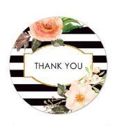 40 Sticker Aufkleber Etiketten Thank you Hochzeit Geburtstag