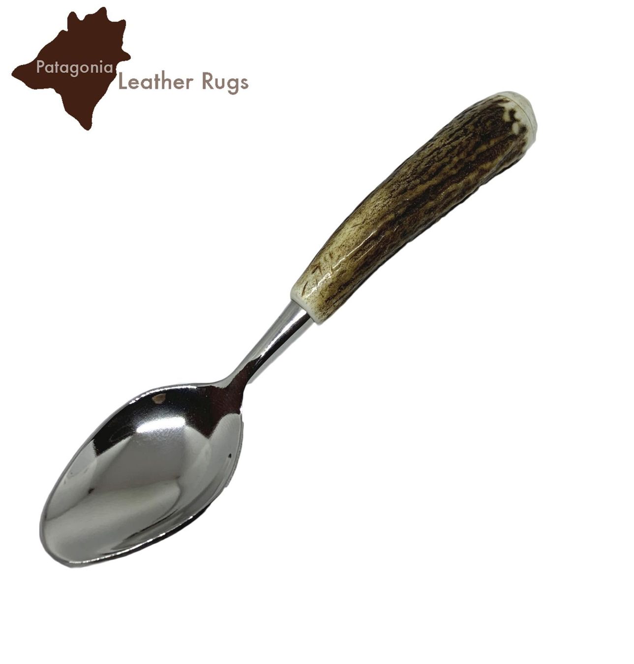 Set di posate: Set mit 6 Dessertlöffeln mit Hirschhorn – Nuovo e nell'imballaggio originale da Arbedo venduto da patagonialeatherrugs 2