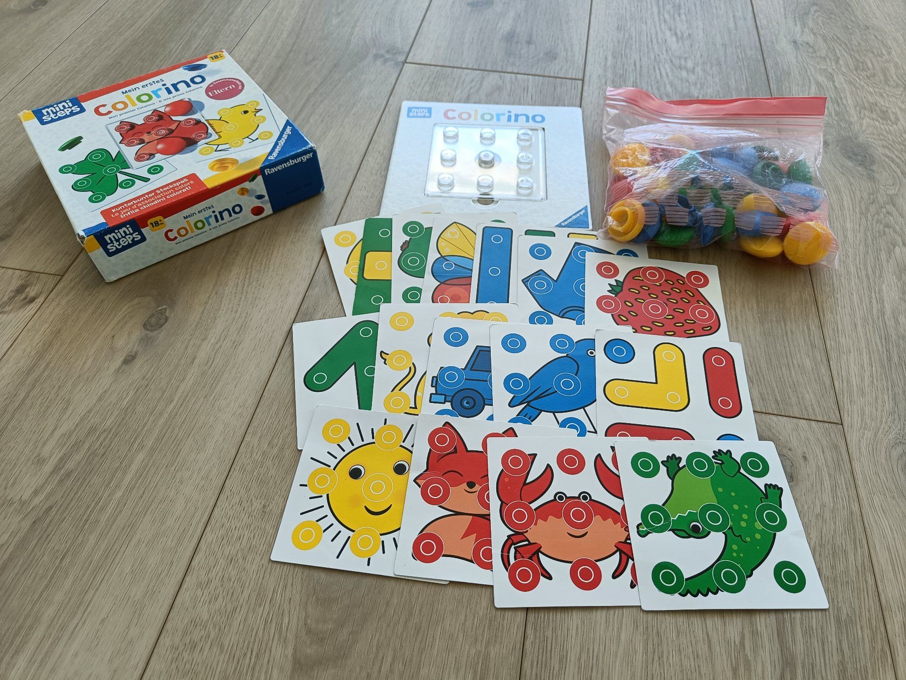 Ravensburger Giochi: Mini Steps Colorino Steckspiel – Usato da Egolzwil venduto da Mirjam24 1