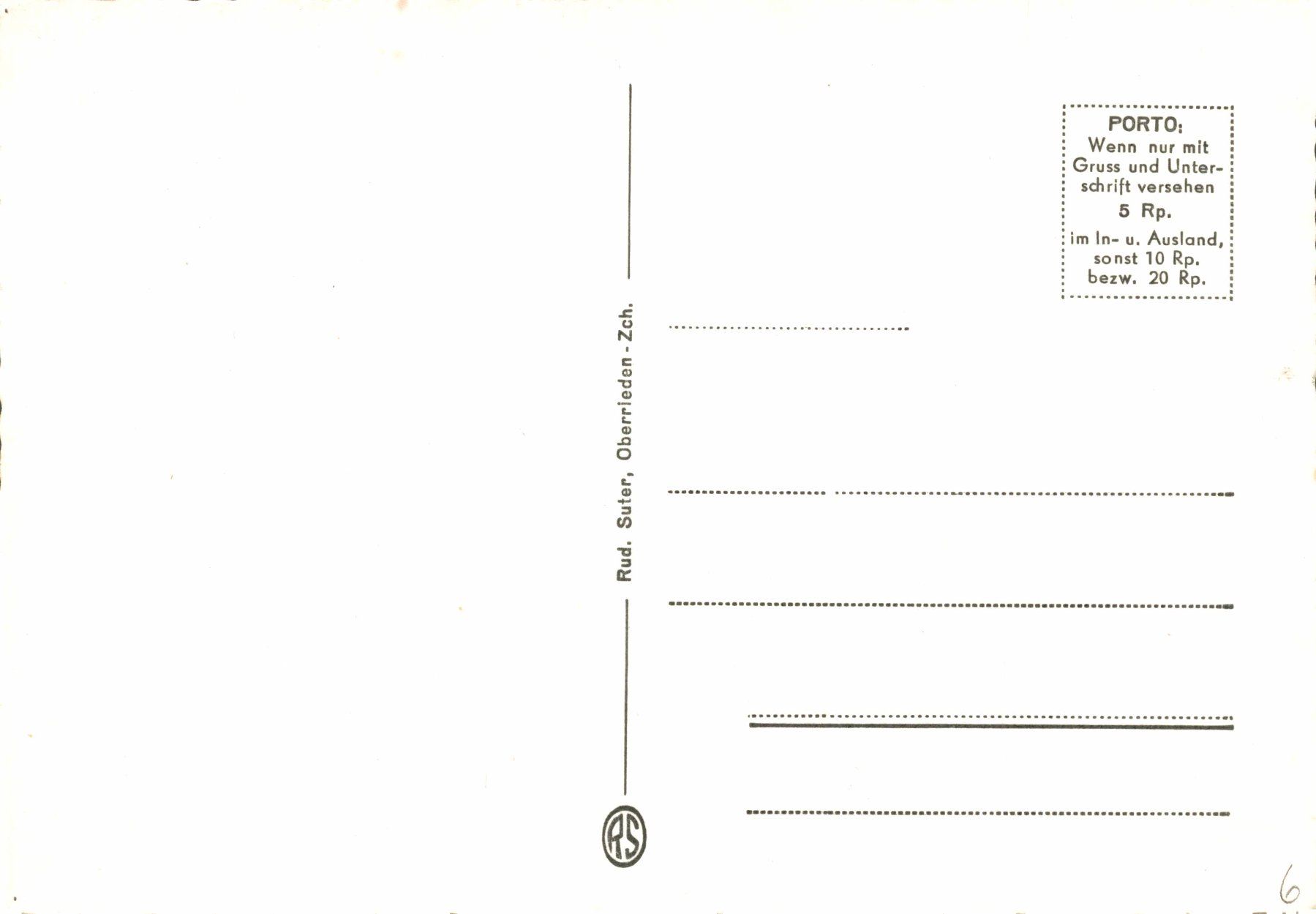 Cartoline postali: Adetswil bei Bäretswil mit Bachtel und Glärnisch – Usato da Bronschhofen venduto da Astore 1