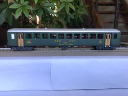 HAG 400, personenwagen der SBB, 2. kl.