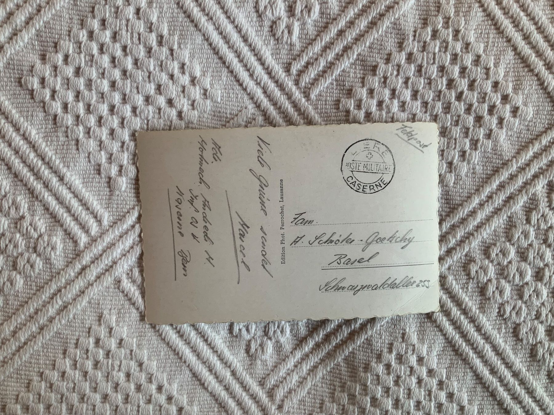 Cartoline postali: Alte Feldpostkarte, von Bière – Usato da Vellerat venduto da joromaur 1