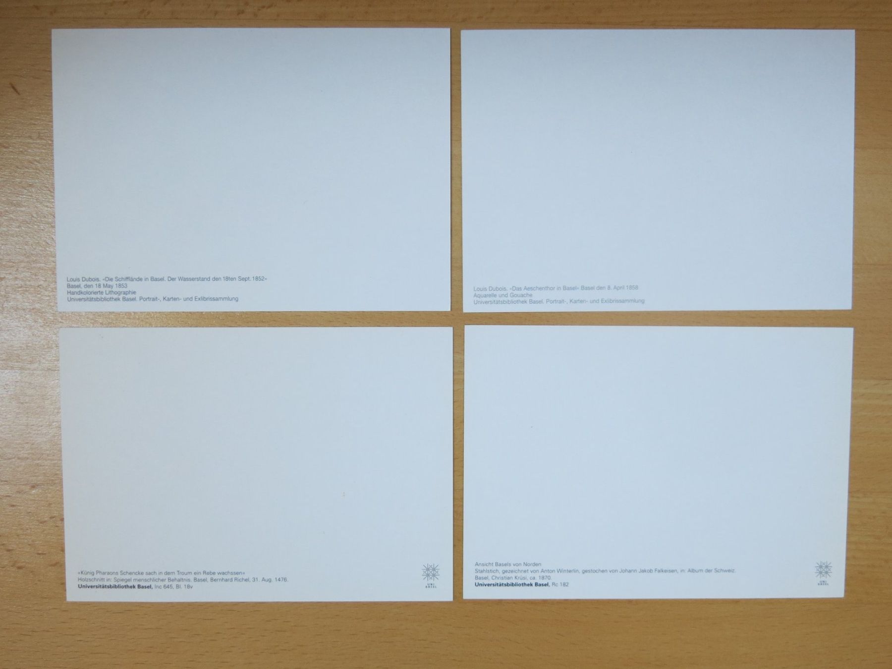 Cartoline postali: Ansichtskarten Universitätsbibliothek Basel – Nuovo (secondo la descrizione) da Sissach venduto da kaupa 1