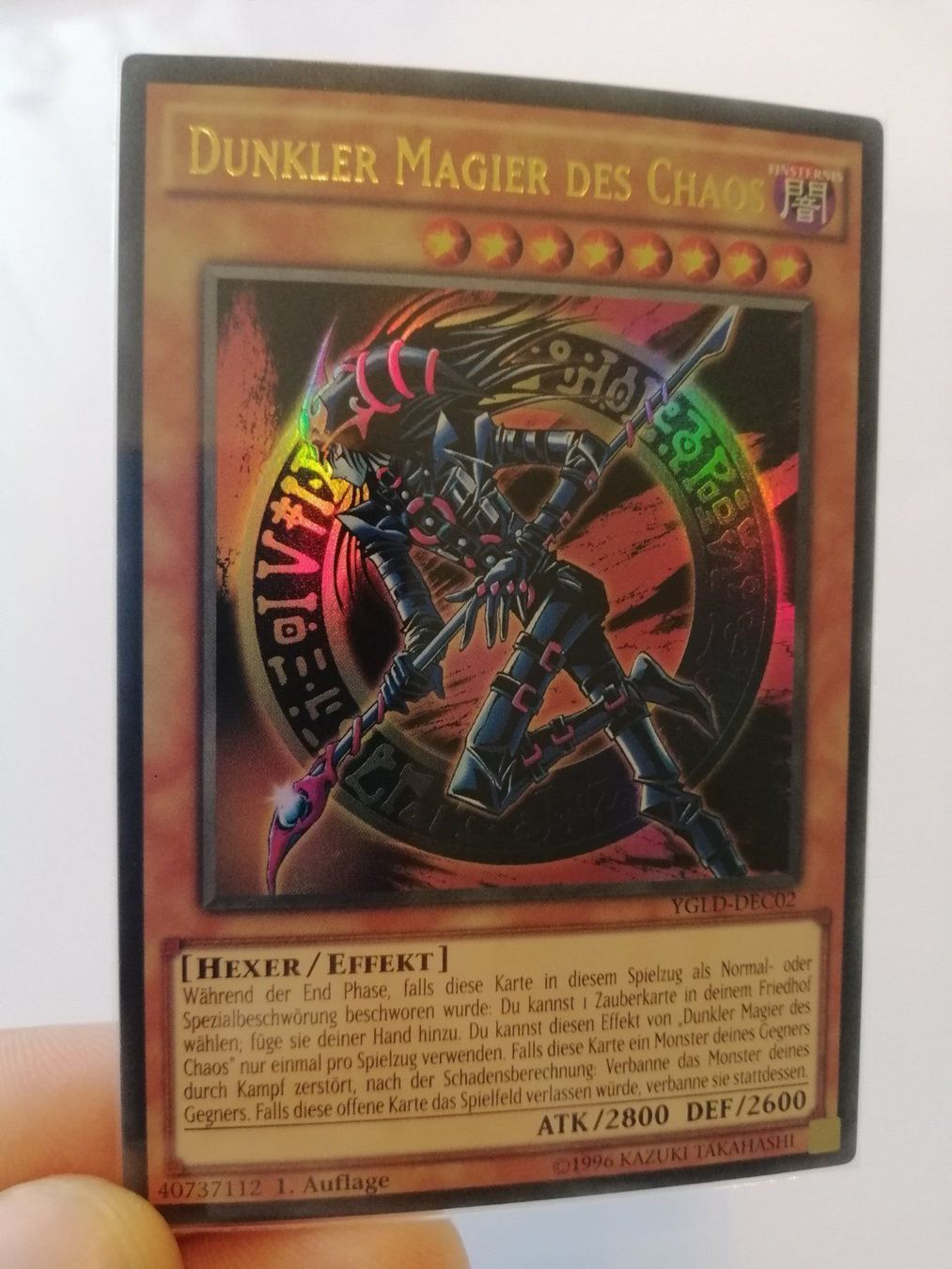 Yugioh Carte collezionabili: Dunkler Magier des Chaos 1.Edition Mint – Nuovo (secondo la descrizione) da Boswil venduto da ShoppingCenterCity 1