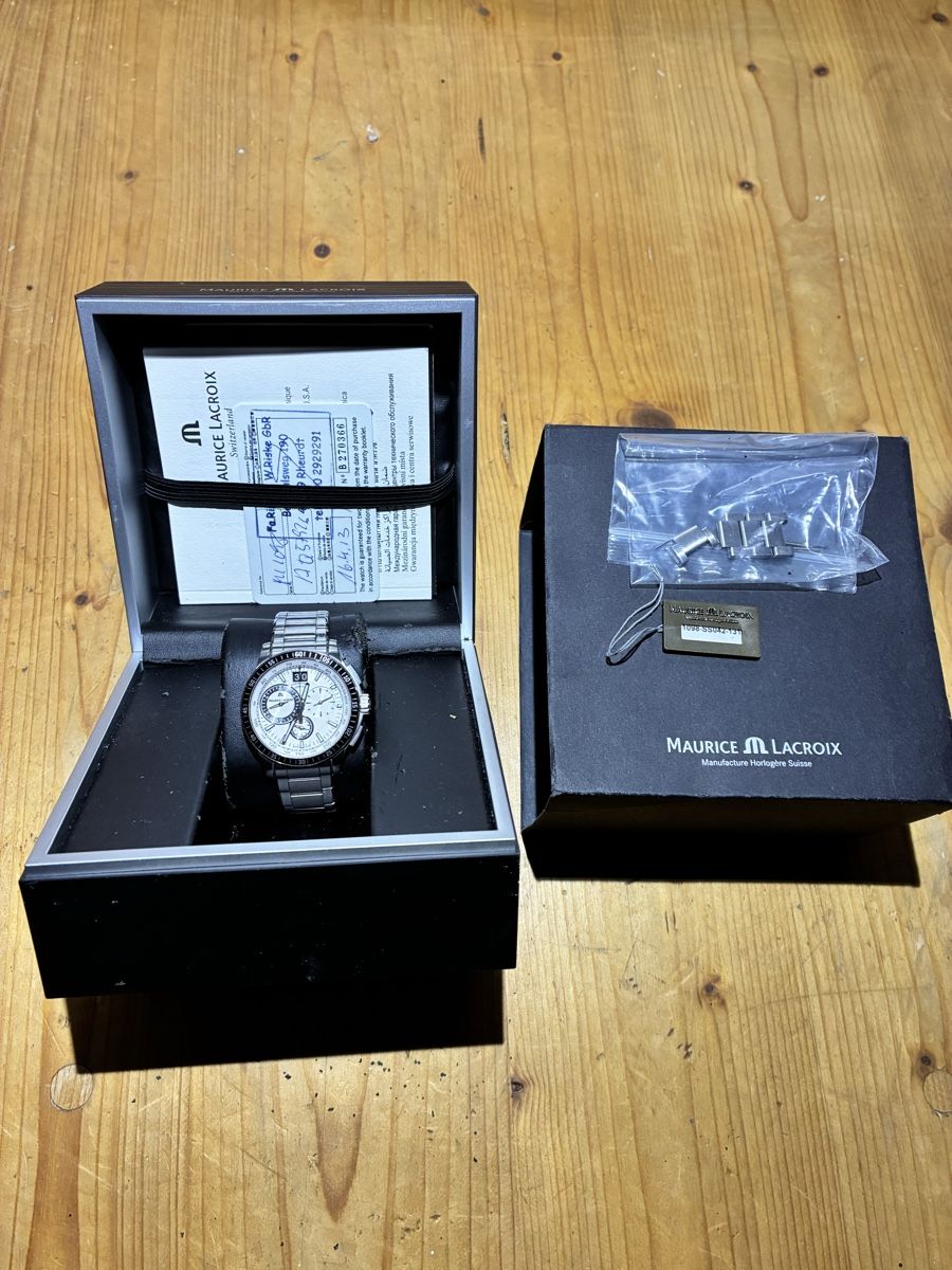 Maurice Lacroix Orologi: Maurice Lacroix Chronograph Watch - Pristine Condition! – Usato da Aesch ZH venduto da DBR69 1