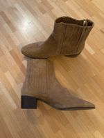 Bottines Zara daim beige taille 38 jamais portées 