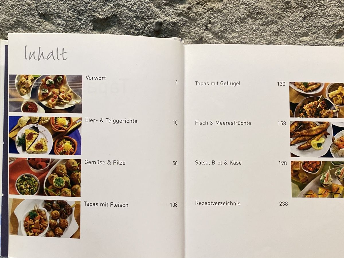 Libri: Tapas Kochbuch, klein & temperamentvoll und typisch spanisch – Usato da St.Gallen venduto da kingsamas 4