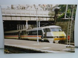 Foto gross BR Class 9101 Intercity Lokomotive Edinburgh 1992