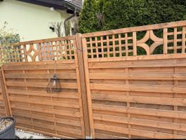 Sichtschutz, Gartenzaun Holz