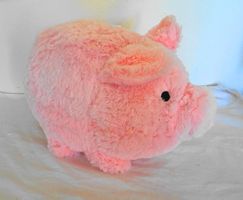 Süsses grosses Sparschwein, Plüschtier, rosa Kinder Kässeli