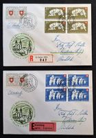 Lot Sonderbriefe Ostschweiz. Briefmarken Ausstellung 1950