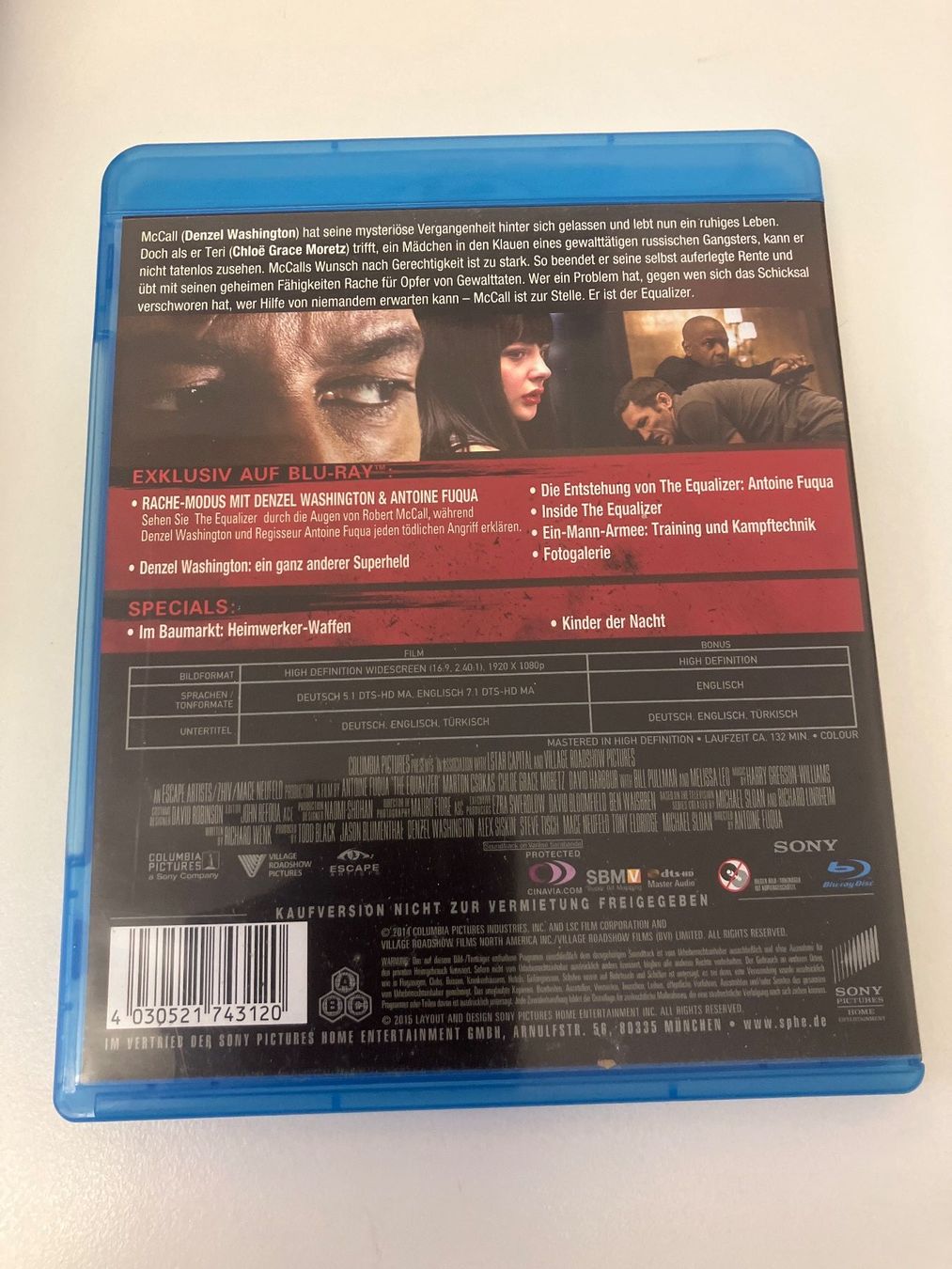 Tutti i DVDs: The Equalizer (Blu-ray) Denzel Washington – Usato da Arbon venduto da Sugofresser 1
