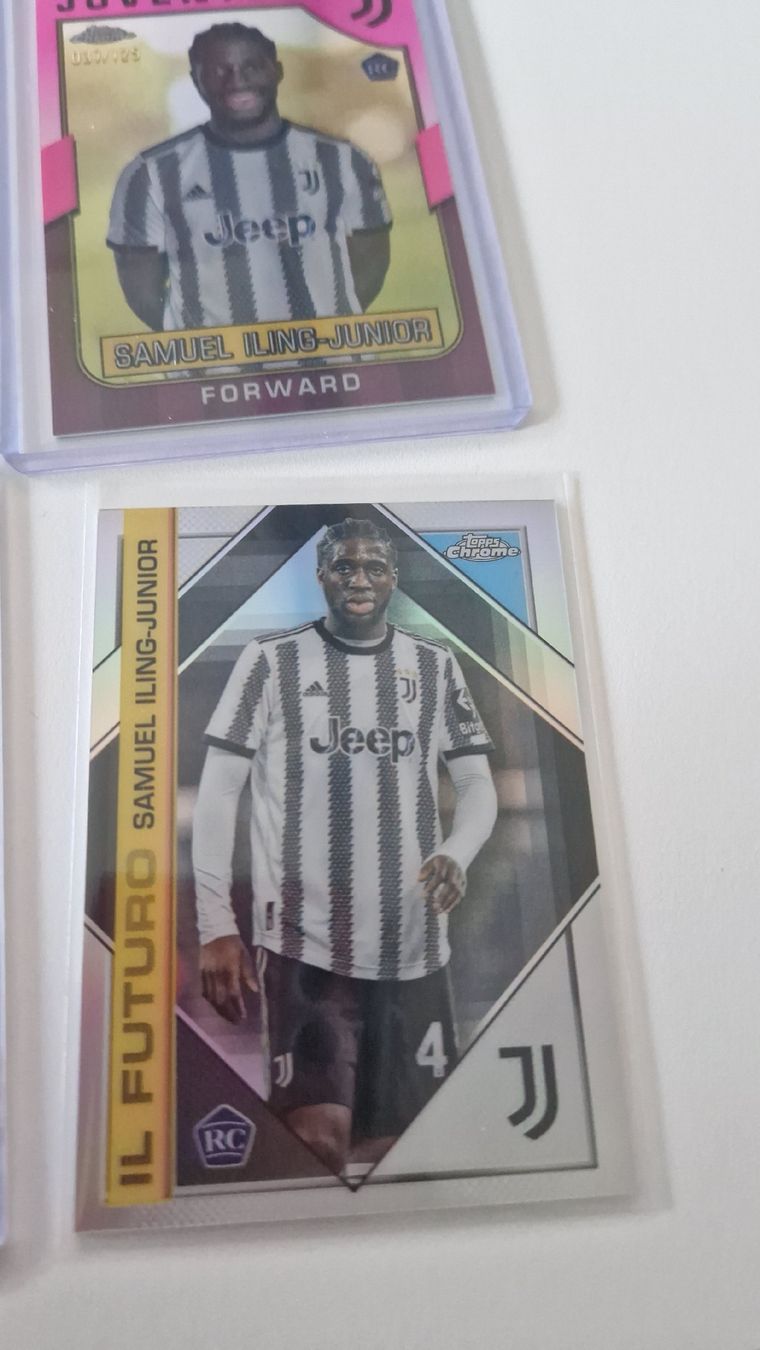 Topps Carte collezionabili: Juventus Samuel Iling-Junior Karten Set, Top Zustand! – Nuovo (secondo la descrizione) da Zürich venduto da limmatschwimmer 4