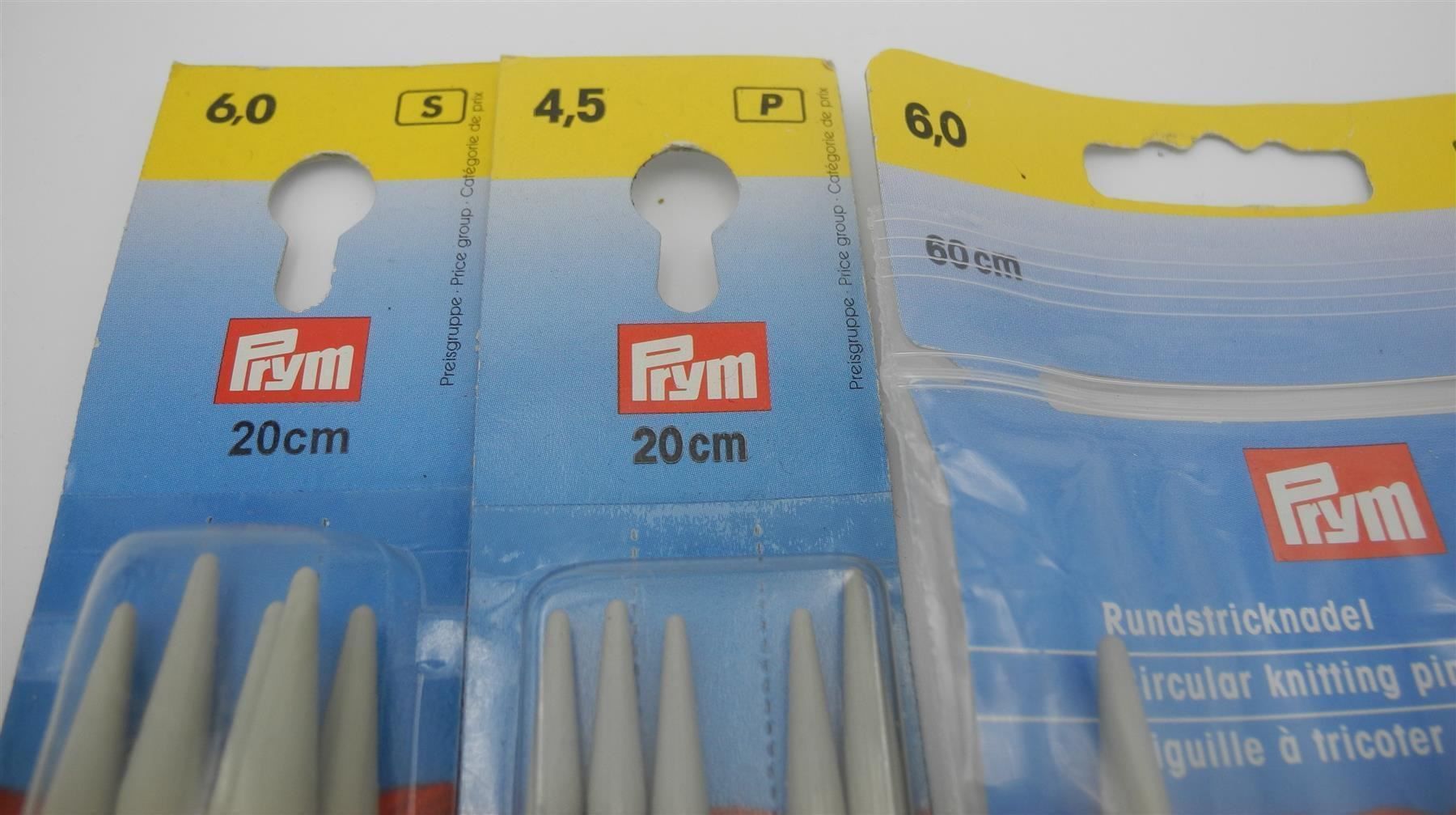 Nadeln: 3 Stricknadeln + 4 Häckel, Nr. e34 – Neu und originalverpackt aus Kottwil von Crazyrolf 1