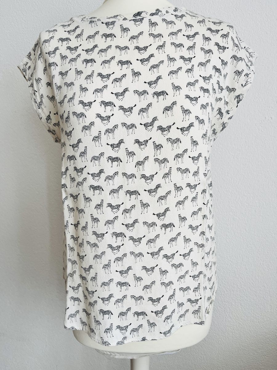 H&M Camicette: Viskose Bluse mit Zebra Print von H&M, Grösse S – Usato da Ittigen venduto da franzis6