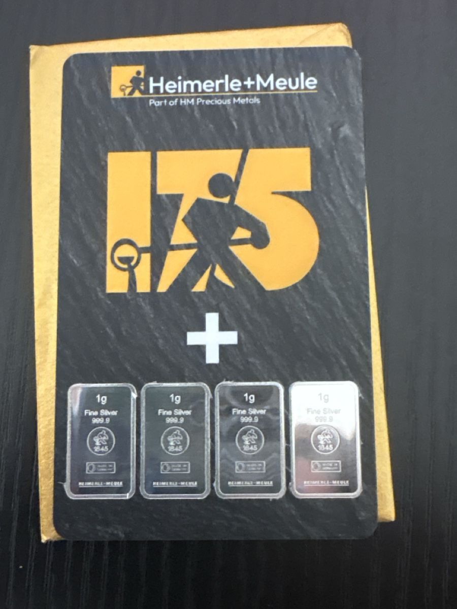 Metalli preziosi: 4 x 1g Silberbarren – Usato da Luzern venduto da jas_bd2h